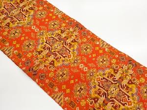 抽象華文模様織出し名古屋帯